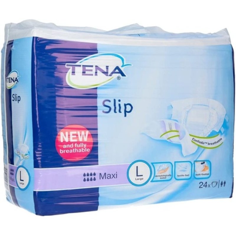 TENA Large Slip Maxi - Pack of 24
