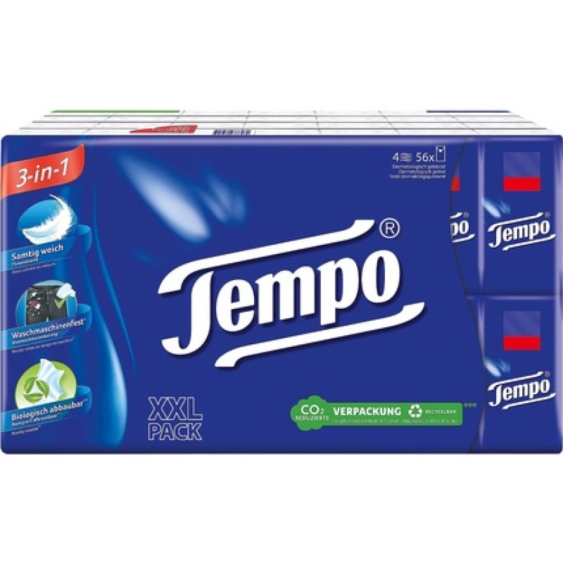 Tempo Classic Tissues 56 x 10 Tissues - Pack of 56