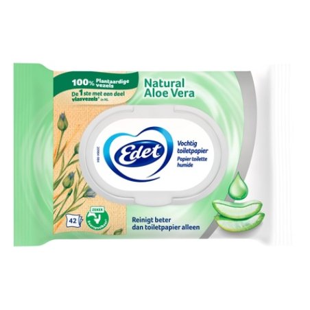 Edet Moist Toilet Tissue Aloe Vera - Gentle And Refreshing