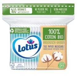 Cotton Swabs Made of Paper and Organic Cotton
