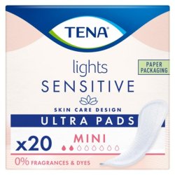 Tena Lights Pads Ultra Mini By Tena - Ultra Mini Incontinence Pads