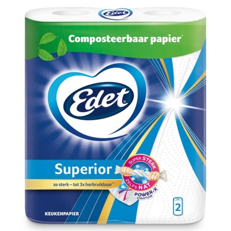 Edet Kitchen Roll Superior - 2 Rolls