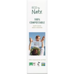 Eco By Naty, Ecological Diaper Bags, 1 Bag 1 X 50 Pieces, 100