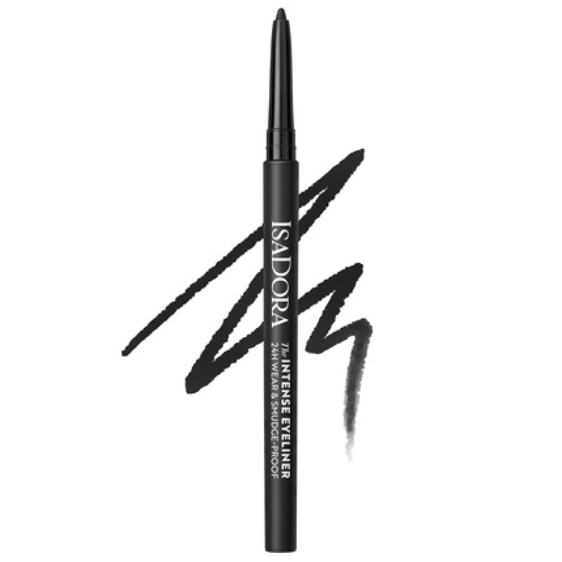 Isadora Kajal Waterproof Black Intense 24h - Strong Hold Without Smudging