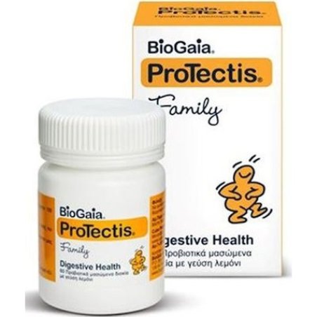 Biogaia Protectis Family Lemon Flavor 60 Chewable Tablets