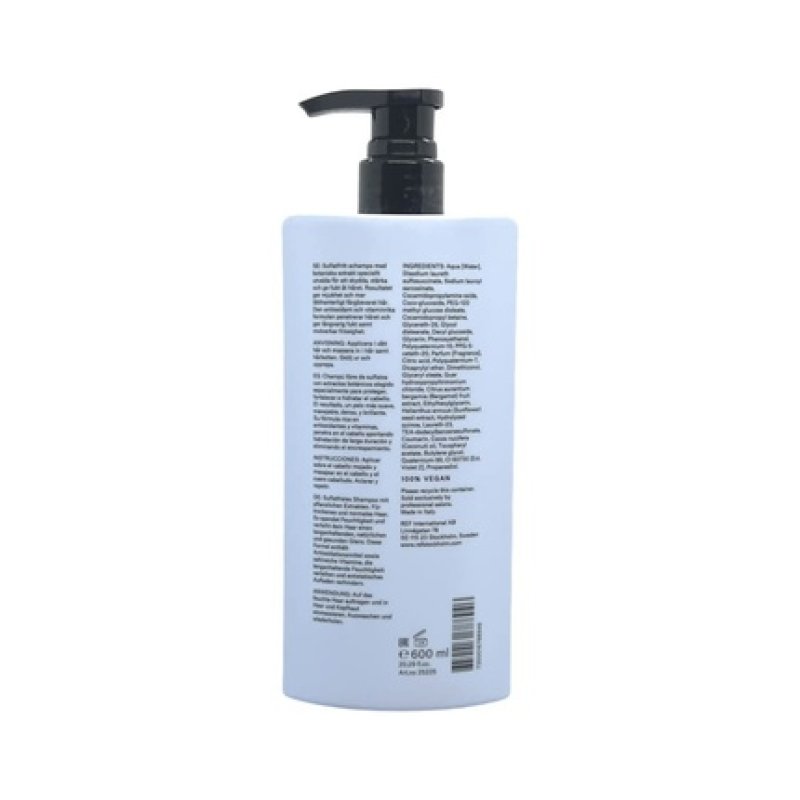 Ref Intense Hydrate Shampoo 600ml Sulfate-Free with Natural Extracts for Hair Protection, Strength and Hydration