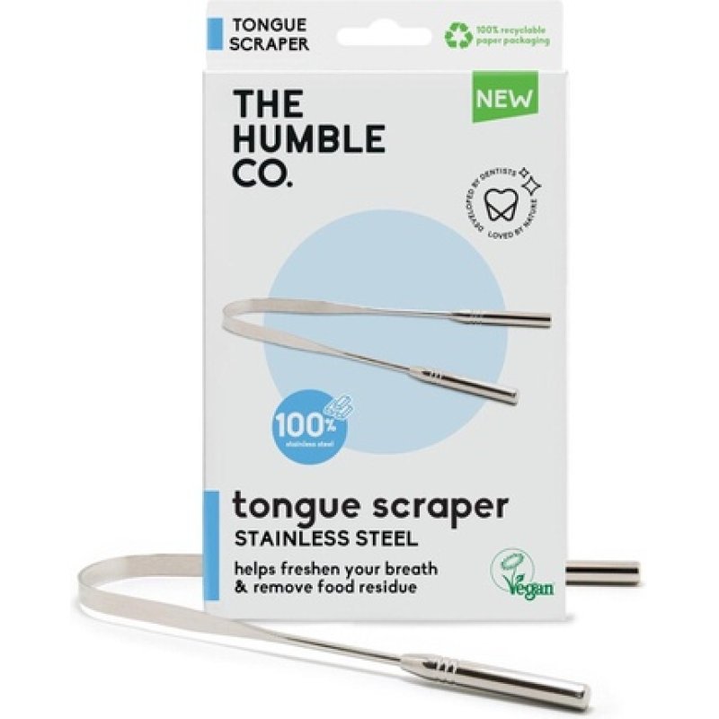The Humble Co. Tongue Scraper Stainless Steel - A Hygienic And Effective Oral Care Tool