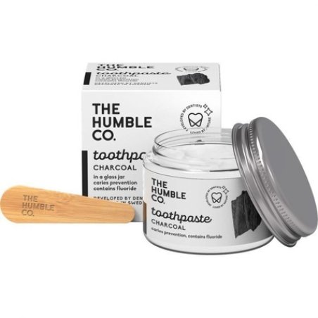 Humble Toothpaste in Glass Activated Charcoal with Fluoride 50ml