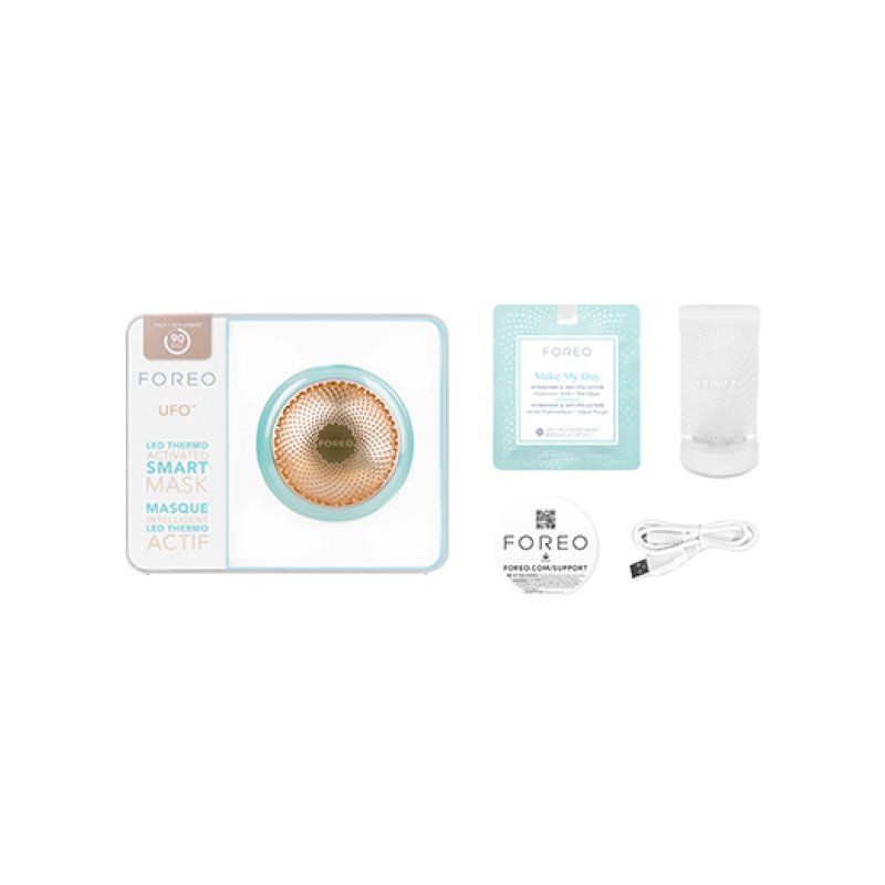 Foreo UFO appareil pour soin de la peau Thérapie lumineuse de la peau Couleur menthe