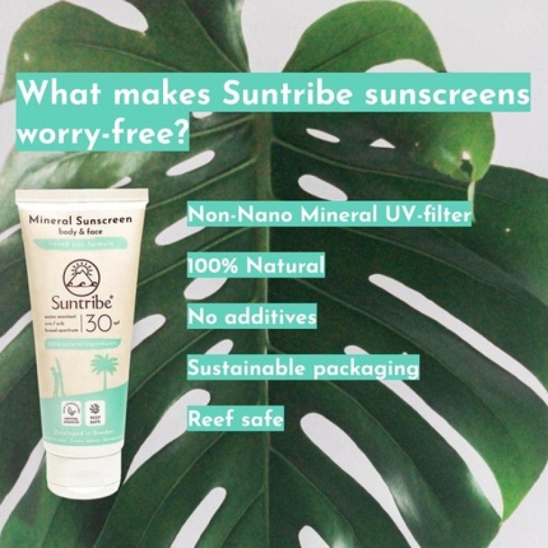 Suntribe Mineral Bio Sunscreen SPF 30 for Body and Face 100ml