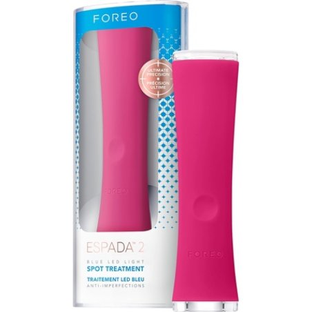 FOREO ESPADA 2 LED Light Therapy Blemish Spot Treatment Skincare Device Fuchsia