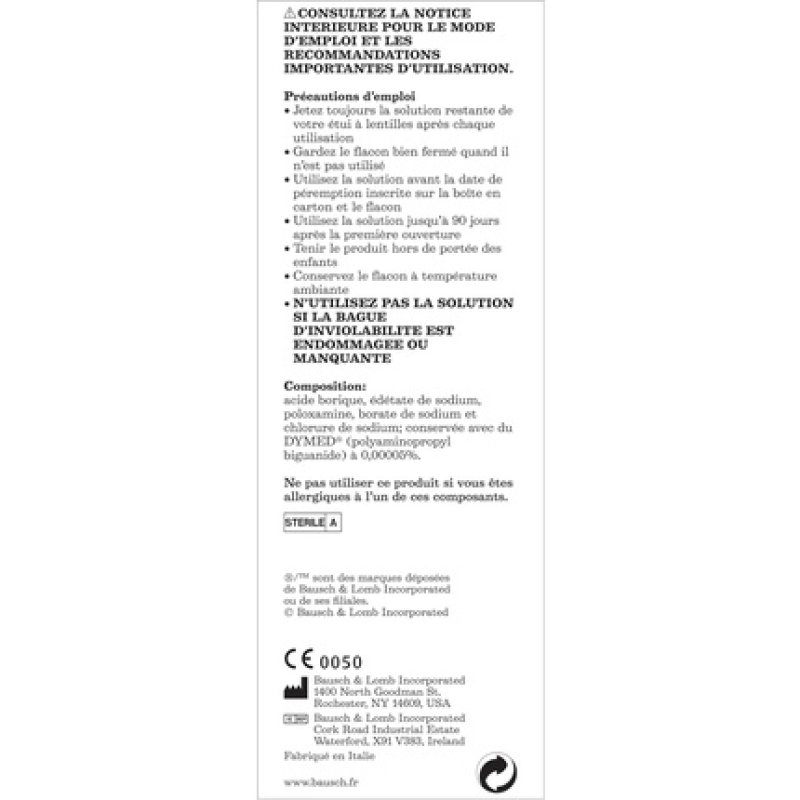 Renu MPS Sensitive Eyes Solution for Soft Contact Lenses