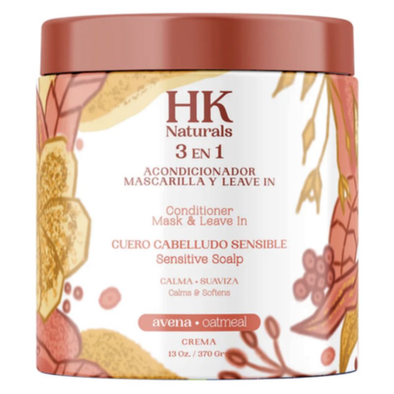 HK Naturals Soothing Oat Conditioner Mask Leave-In for Sensitive Leather