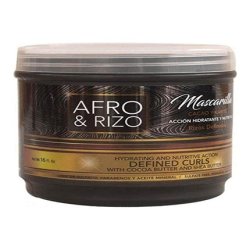 Afro & Rizo Hair Mask 236g Moisturizing and Revitalizing Deep Treatment for Afro, Curls, Waves, and Stressed Hair