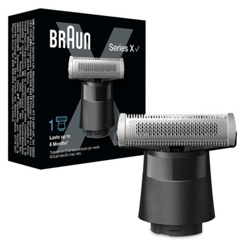Braun Replacement Head For Series X Xt20 Black Trimmers