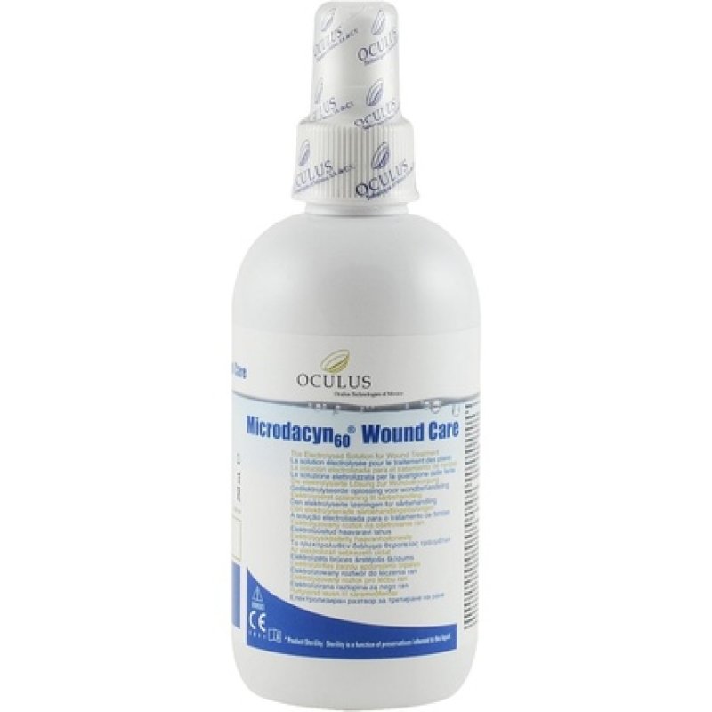 Microdacyn 60 Woundcare Spray 250ml Electrolyzed Solution for Wound Care - Also for Burns 1st and 2nd Degree