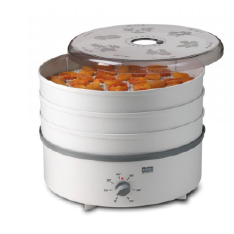 Stöckli Food Dehydrator Dörrex With Metal Grid, Gray White, Expandable
