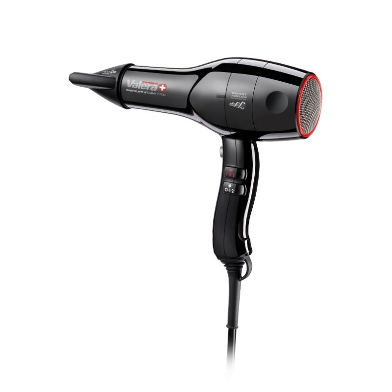 Valera Swiss Silent Jet Light 7700 Professional Hair Dryer with Powerful Delta-Drive Motor 3 Temperature Settings Ion