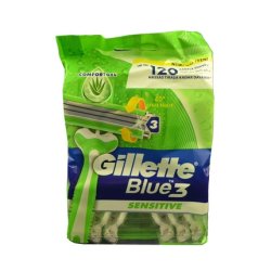Gillette Blue3 Sensitive 12 Pack Disposable Razors