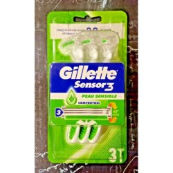Gillette Sensor3 Sensitive Skin Travel Razor Blades