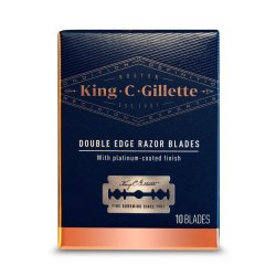 Gillette King C. razor blades 10 pc(s) Stainless steel Men