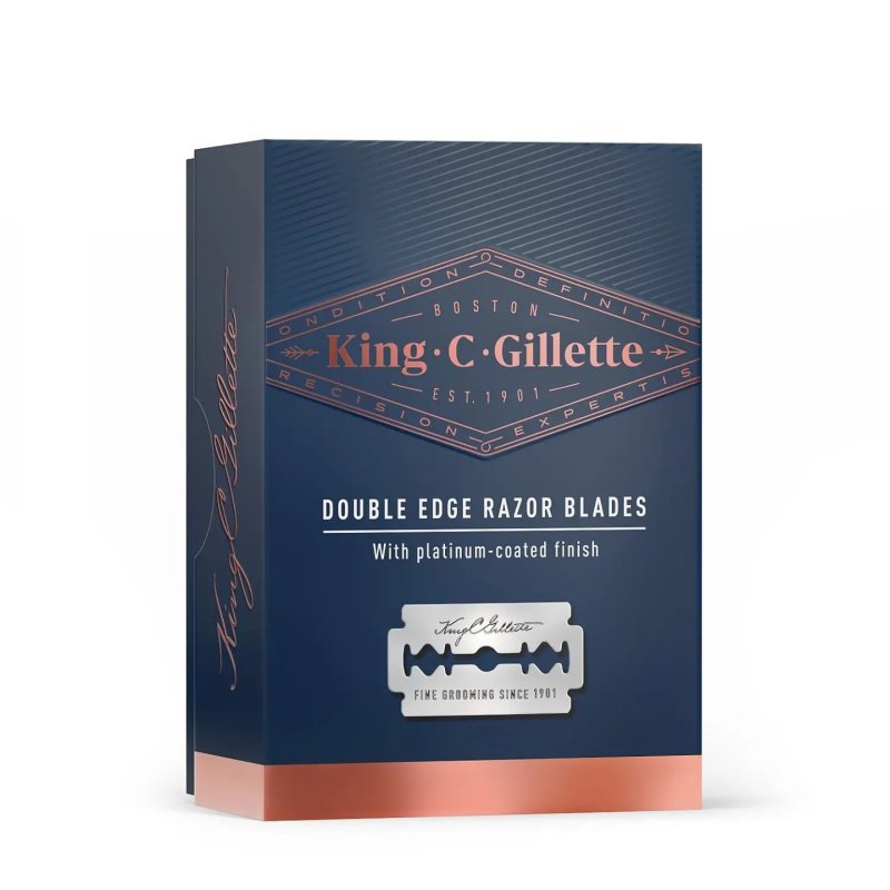 Gillette King C. lame de rasoir 10 pièce(s) Acier inoxydable Hommes