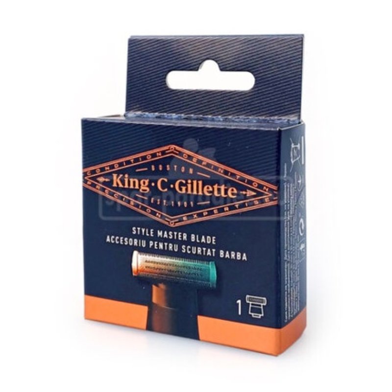King C. Gillette Style Brown Master System Blade Razor Blade for Beard Trimmer
