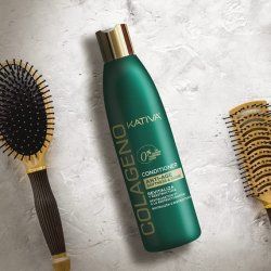 Kativa Collagen Conditioner 250ml - Revitalizes and Restructures Hair - Salt Free, Sulfate Free, Gluten Free, Paraben