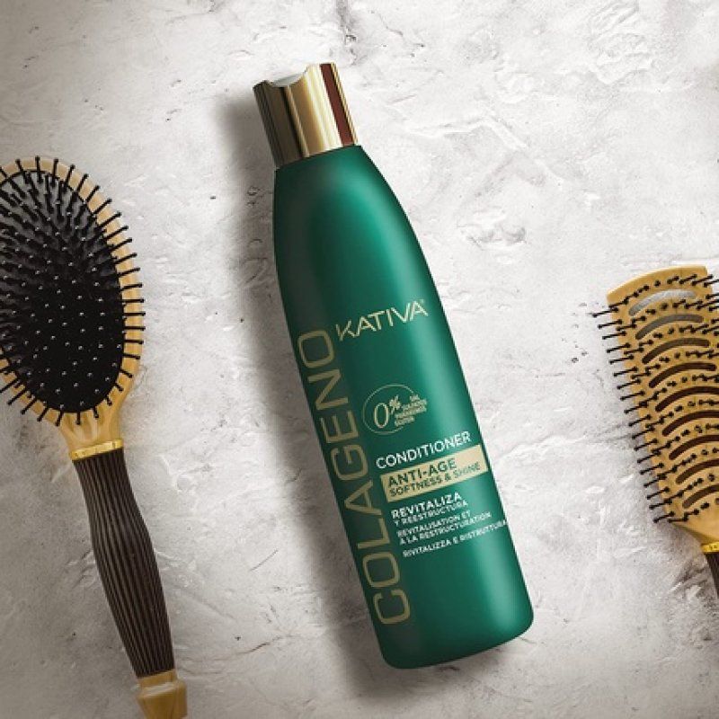 Kativa Collagen Conditioner 250ml - Revitalizes and Restructures Hair - Salt Free, Sulfate Free, Gluten Free, Paraben