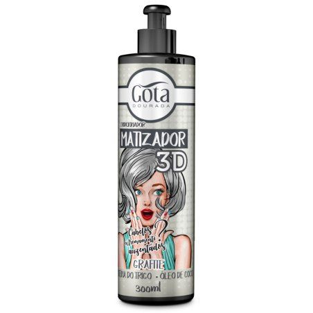 Gota Dourada Matting 3D Grey 300 ml