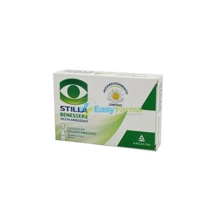 Angelini Stilla Wellbeing Red Eyes Eye Drops - 10 Sterile Ampoules