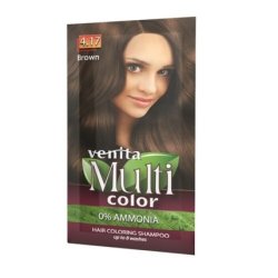 VENITA MultiColor Color-Enhancing Shampoo 4.17 Brown 40g