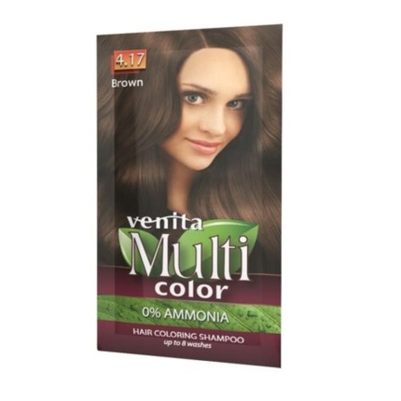 VENITA MultiColor Color-Enhancing Shampoo 4.17 Brown 40g