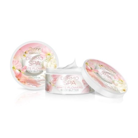 Pure Essence Dermo Spa Body Butter with Avocado Oil White Flowers 200ml