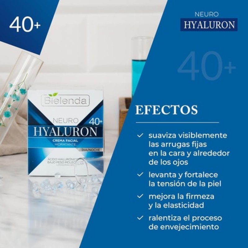 Bielenda Neuro Hialuron Moisturising Face Cream for Smoother Skin