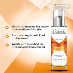 Bielenda Neuroglycol Vitamin C Exfoliating Nighttime Rejuvenation Serum 30ml