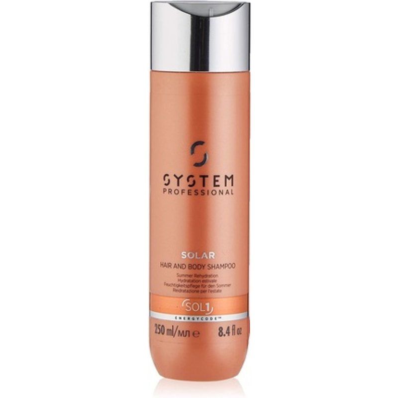 Wella SP Code Energy Solar Hair & Body Shampoo 250ml