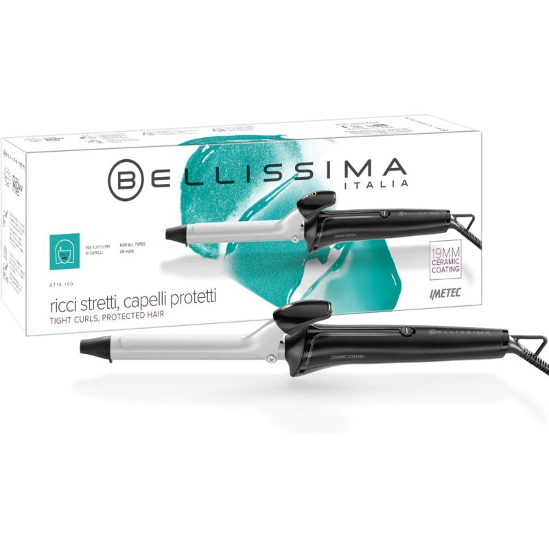 Imetec SALON EXPERT GT15 100 Curling iron Black, Metallic 1.8 m