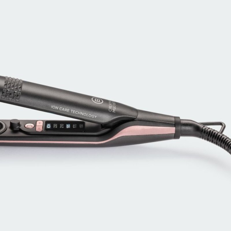 Bellissima Creativity Multi-Style Hair Straightener Ceramic Plate Straightener Diamond Keratin & Ion Care Technology 5