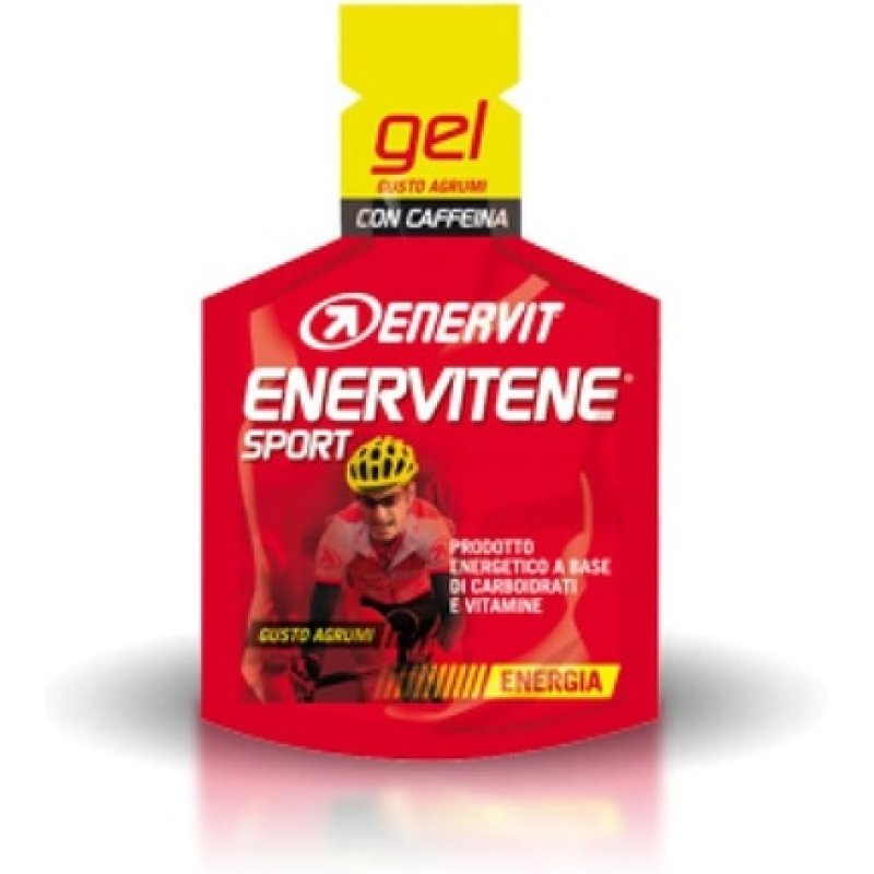 Enervit Sport Gel Citrus Enervitene with Caffeine Dietary Supplement 25ml