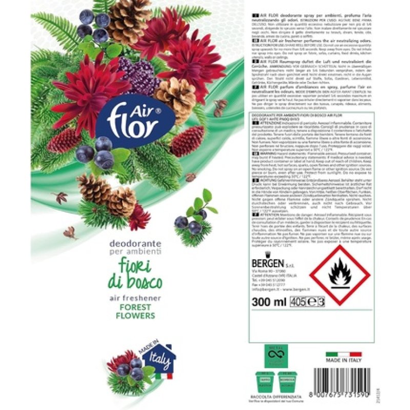 Air Flor Water-Based Room Freshener Spray Forest Flowers