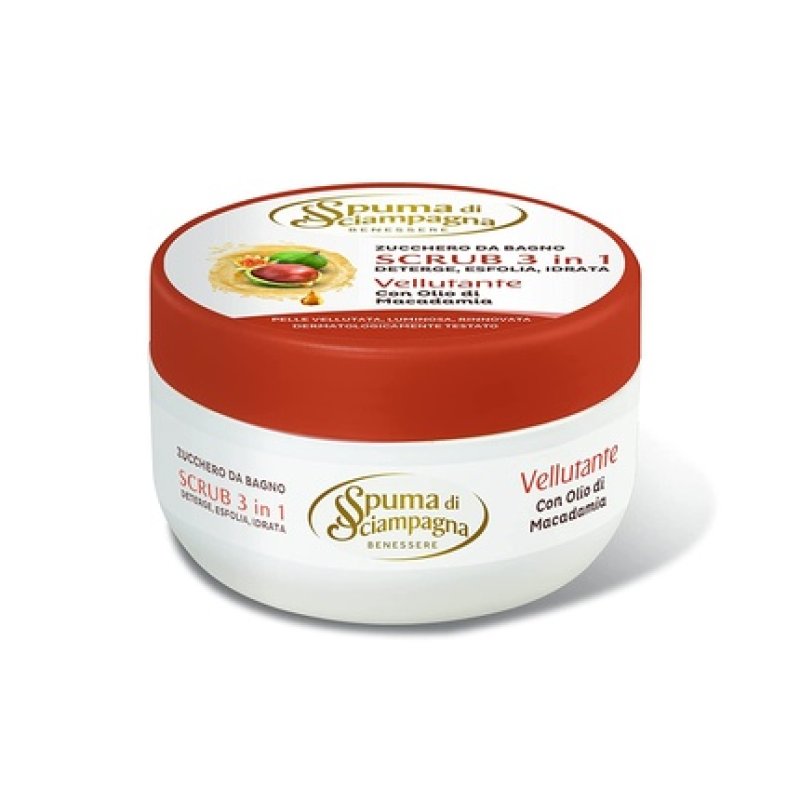 Spuma di Sciampagna 3 in 1 Scrub with Macadamia Oil 250ml