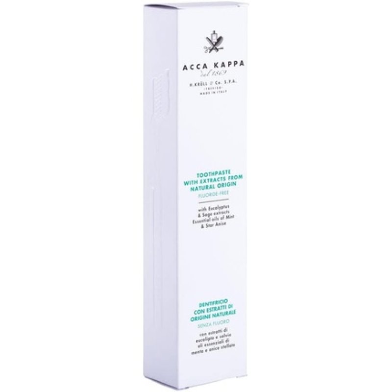 Acca Kappa Natural Fluoride Free Toothpaste 100ml