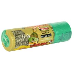 VIROSAC Green Bags with Handles 55x60cm - Pack of 15