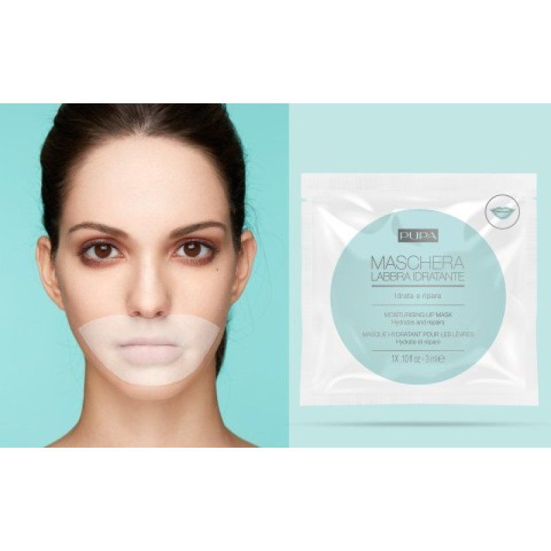 PUPA Milano Moisturising Lip Mask Masque hydratant Femmes 3 ml Feuilles