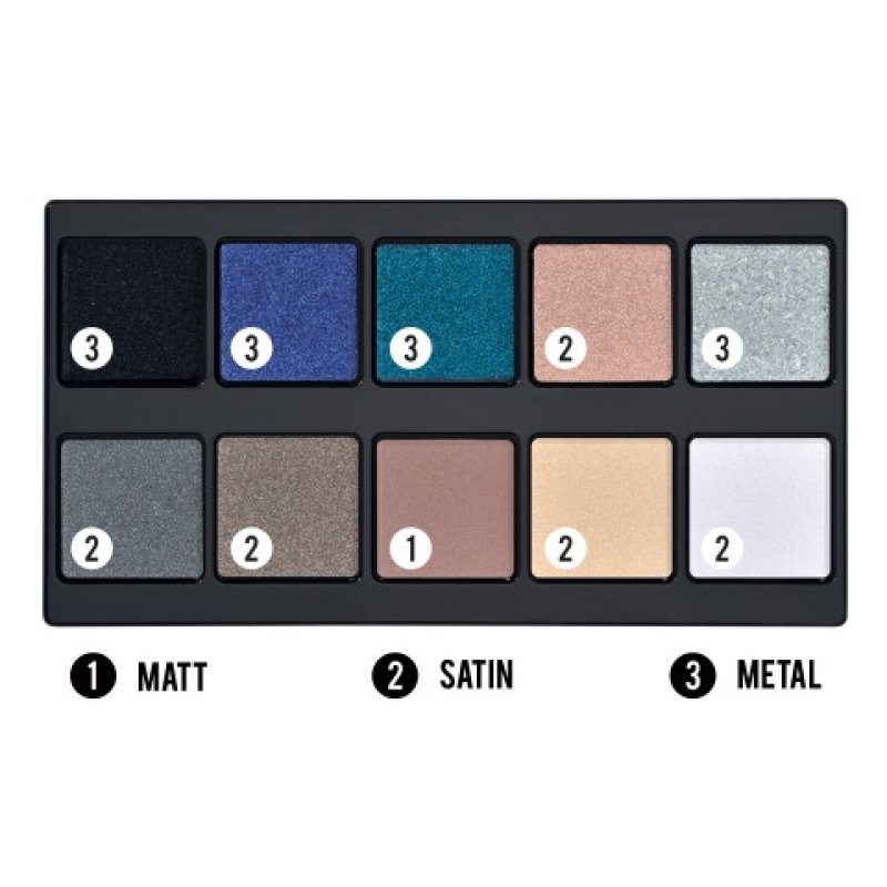 Pupa Milano Make Up Stories Eyeshadow Palette 004 Cosmic Queen 10-Shade Shadow Collection 0.63 oz Drama Queen
