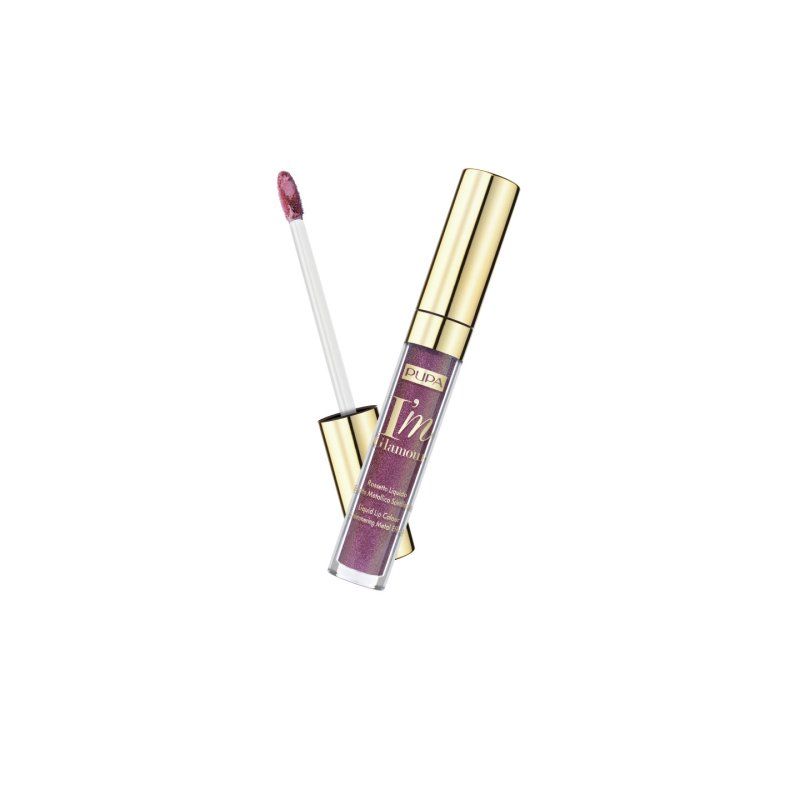 Pupa Milano I'M Glamour Liquid Lipstick No.006 Cyclamen Violet Metallized 2.7ml