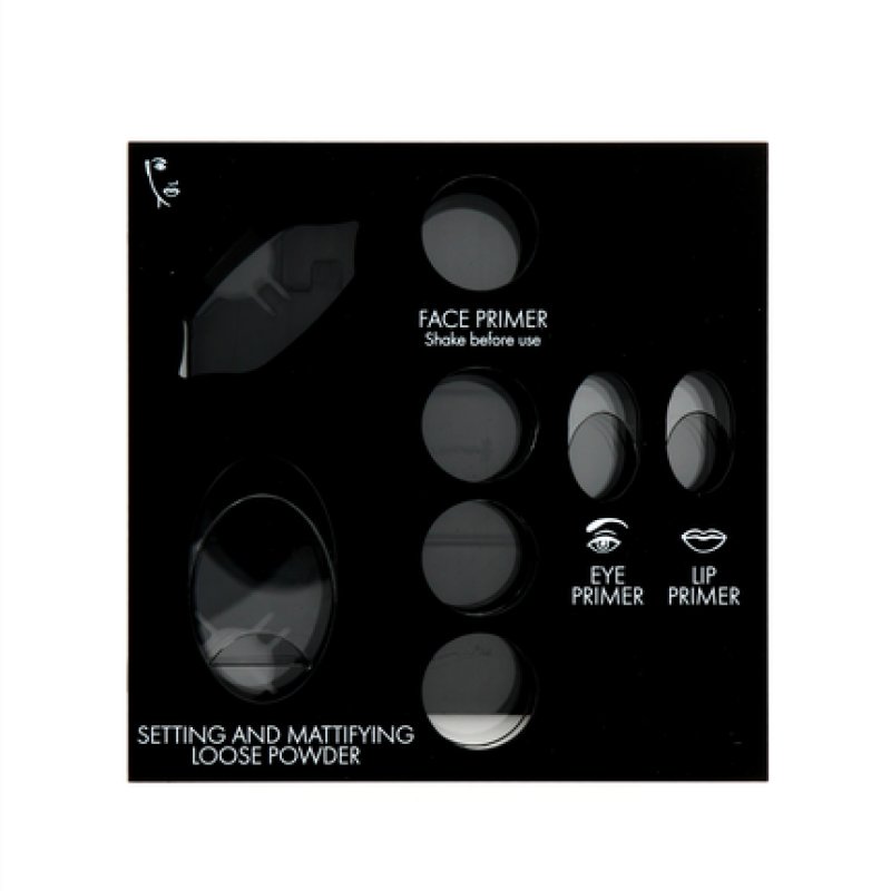 Pupa Matt Empty Makeup Display Black With 8 Slots