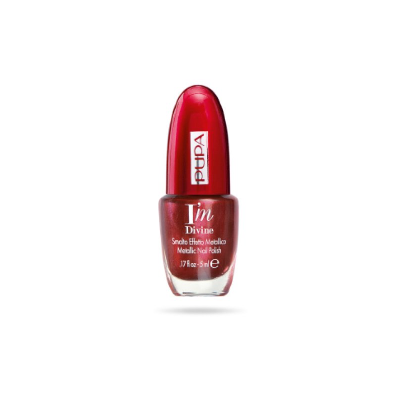 PUPA Milano I'm Divine vernis à ongles 5 ml Rouge Métallique