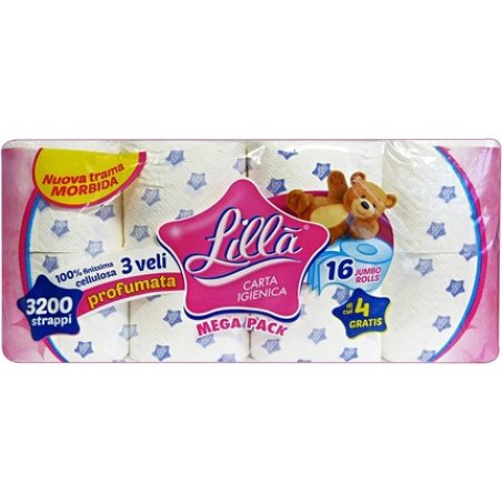 Lill Lilly Scented Toilet Paper - Pack of 16